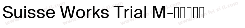 Suisse Works Trial M字体转换